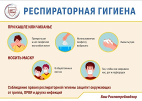 Респираторная гигиена. Правила безопасного чихания и кашля Респираторная гигиена. Правила безопасного чихания и кашля.
